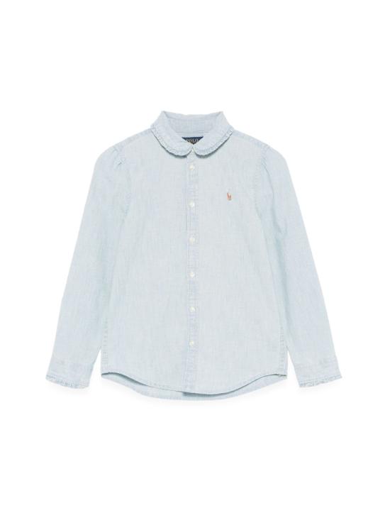 25SS [키즈] 폴로 랄프로렌 셔츠 312878006K 001MEDIUMBLUEWASH