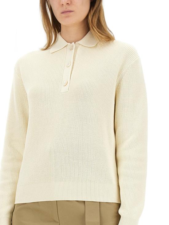 25SS 스튜디오 니콜슨 폴로 티셔츠 CHESAPEAKESNW 1534 PARCHMENT IVORY - STUDIO NICHOLSON