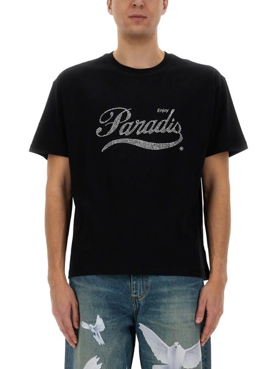 25SS 3.파라디스 반팔 티셔츠 SS25100 BLACK