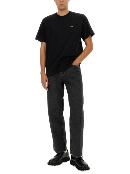 25FW 오베이 반팔 티셔츠 131080365 BLACK - OBEY