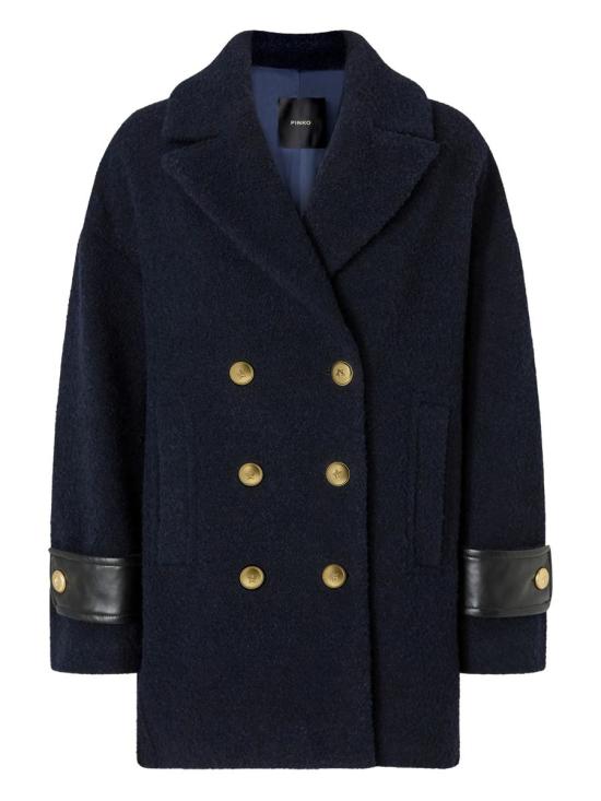 25FW 핑코 코트 105559 A2SH G02 BLU BLUE