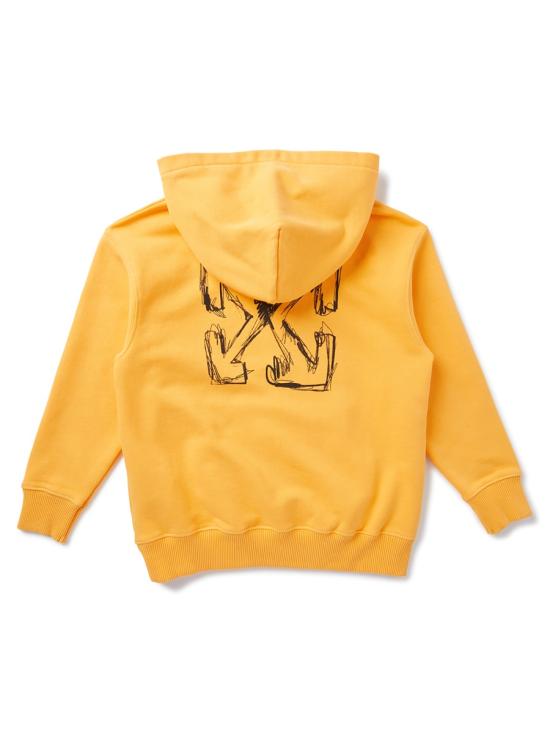 25SS [키즈] 오프화이트 트레이닝 상의 OBBB001K S25FLE0081801 YELLOW - OFF WHITE