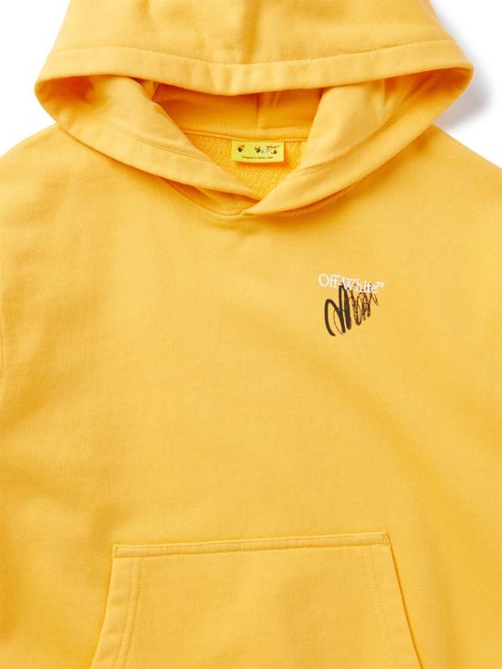 25SS [키즈] 오프화이트 트레이닝 상의 OBBB001K S25FLE0081801 YELLOW - OFF WHITE