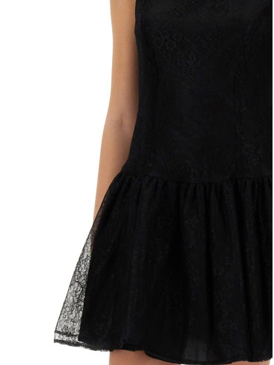 25SS 니나리찌 미디 원피스 25PCRO042PA0492 U9000 BLACK - NINA RICCI