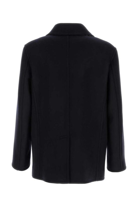 25FW 버버리 울 피코트 8115005 A1222 NAVY - BURBERRY