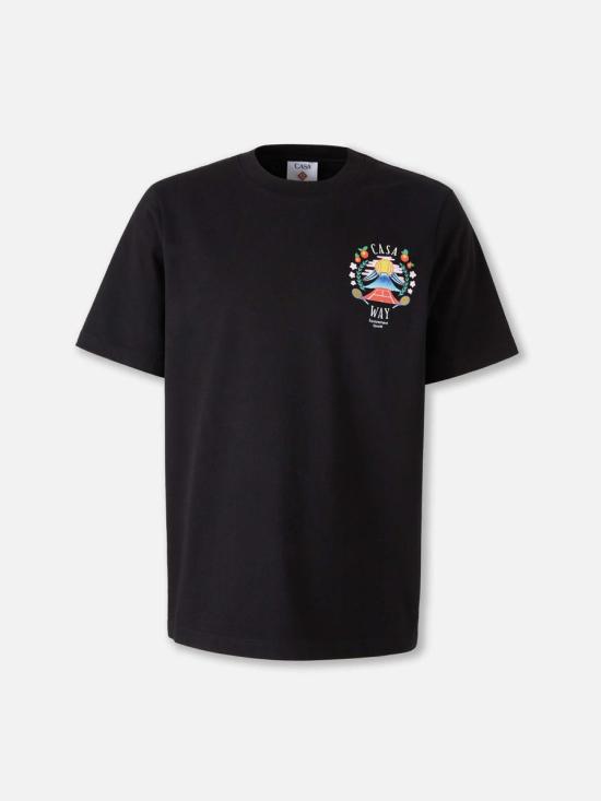 25FW 카사블랑카 긴팔 셔츠 MPF25JTS001 09BLACK CASA WAY MOUNTAIN STRAIGHT JEANS