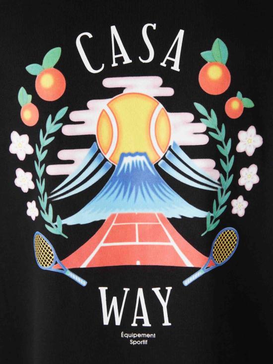 25FW 카사블랑카 긴팔 셔츠 MPF25JTS001 09BLACK CASA WAY MOUNTAIN STRAIGHT JEANS - CASABLANCA