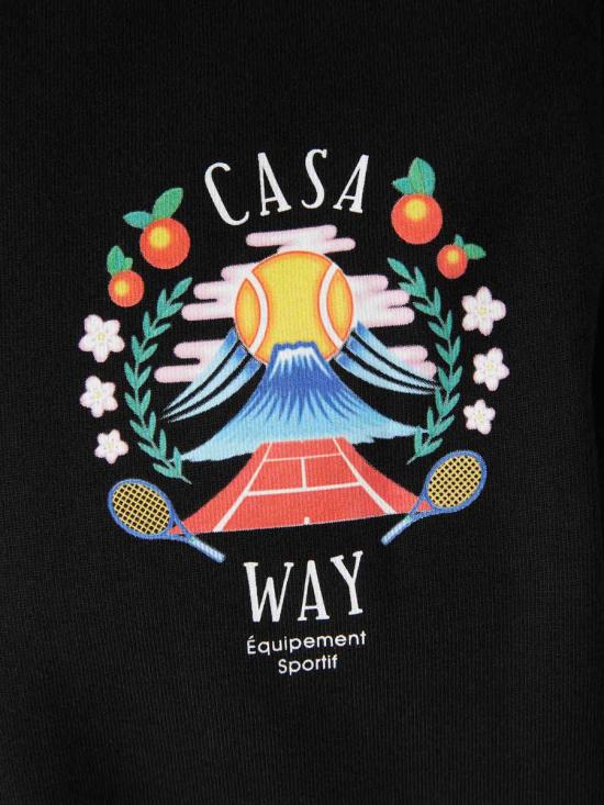 25FW 카사블랑카 긴팔 셔츠 MPF25JTS001 09BLACK CASA WAY MOUNTAIN STRAIGHT JEANS - CASABLANCA