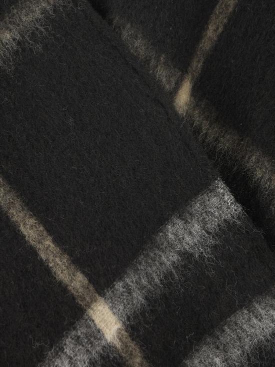 25FW 울리치 케이프 CFWWAC2015FRUT51461564 AI25 BLACK CHECK - WOOLRICH