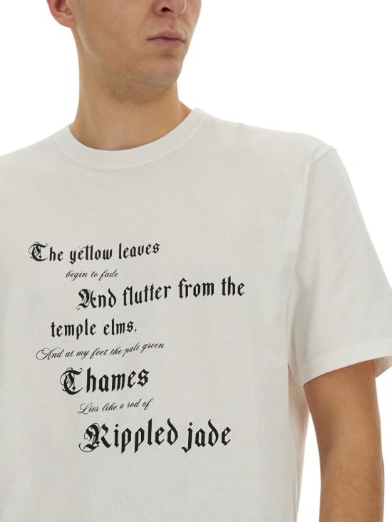 25SS 알렉산더 맥퀸 반팔 티셔츠 815069 QTAC70909 WHITE - ALEXANDER MCQUEEN