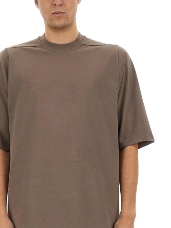 25SS 릭 오웬스 반팔 티셔츠 RU01E5249 BA34 Brown - RICK OWENS