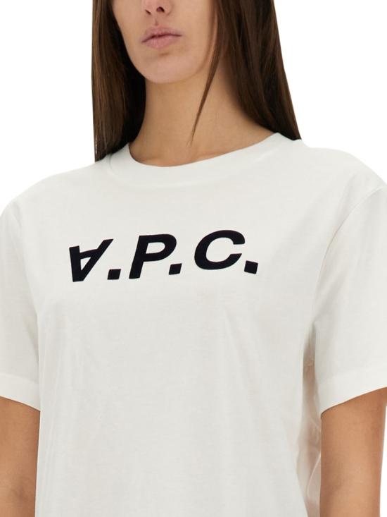 26FW 아페쎄 루 마담 박시 티셔츠 COHBM F26389 TAE WHITE - A.P.C.