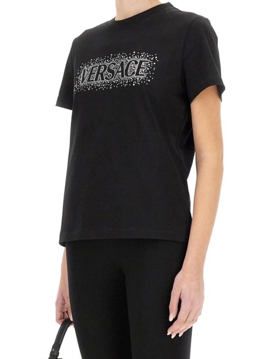 25SS 베르사체 반팔 티셔츠 1018981 1A136702B300 Black - VERSACE