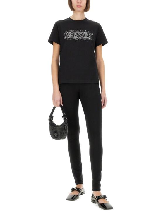 25SS 베르사체 반팔 티셔츠 1018981 1A136702B300 Black - VERSACE