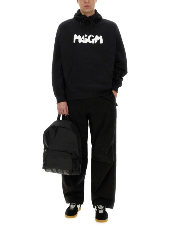 25FW 엠에스지엠 긴팔 티셔츠 3840MM106 25700099 BLACK - MSGM