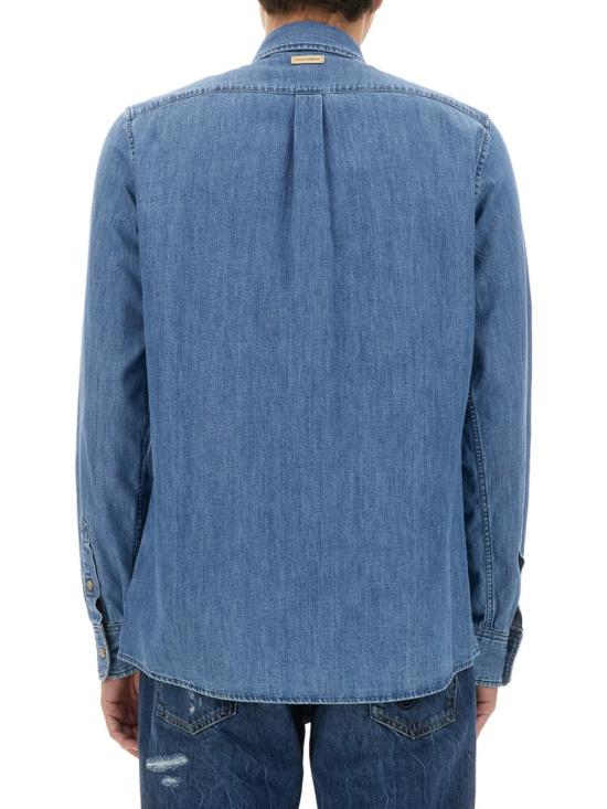 돌체앤가바나 데님 셔츠 G5IX8D G8LP2S9001 Blue - DOLCE & GABBANA