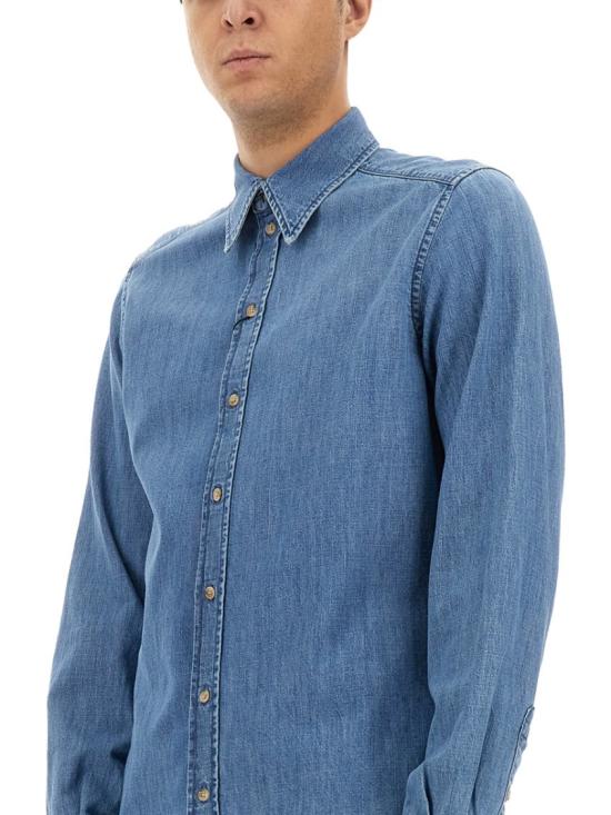  돌체앤가바나 데님 셔츠 G5IX8D G8LP2S9001 Blue - DOLCE & GABBANA