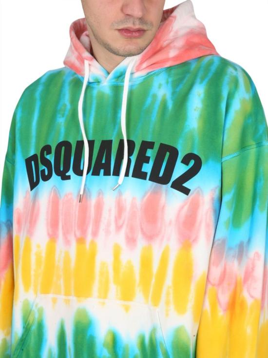  디스퀘어드2 후드 티셔츠 S71GU0567 S25539965 Multicolor - DSQUARED2