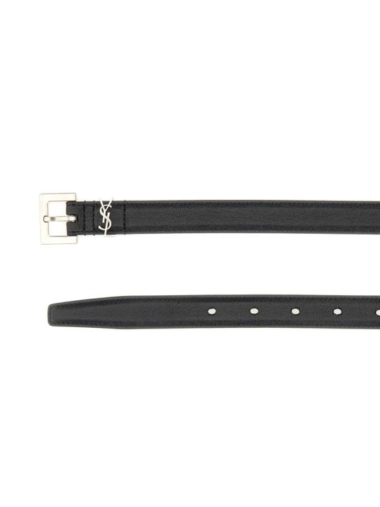 26FW 생로랑 가죽 벨트 612616 BRM0E1000 BLACK - SAINT LAURENT