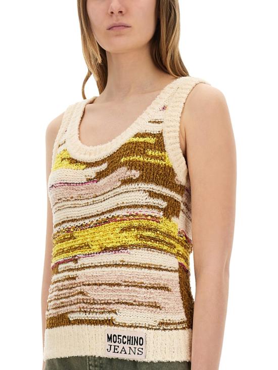 25SS 모스키노 민소매 티셔츠 08853206 1002 MULTICOLOUR - MOSCHINO