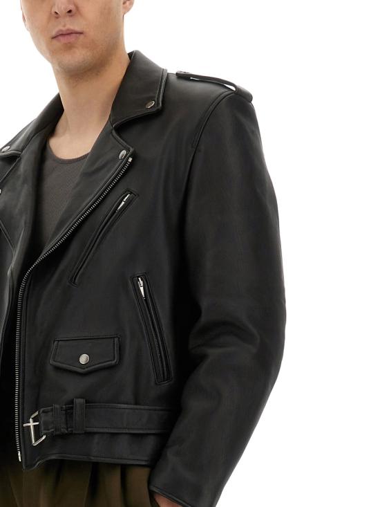 26FW 생로랑 가죽 자켓 822089 YCOQ21000 BLACK - SAINT LAURENT