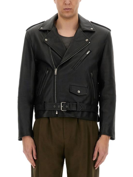 26FW 생로랑 가죽 자켓 822089 YCOQ21000 BLACK