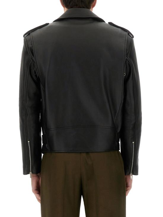 26FW 생로랑 가죽 자켓 822089 YCOQ21000 BLACK - SAINT LAURENT
