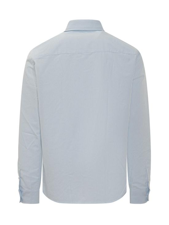 25FW 아미 긴팔 셔츠 HSH763CO0087 475 BLEU CIEL BLANC NATUREL - AMI