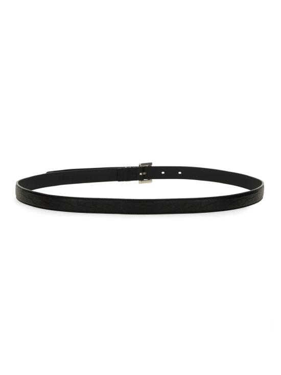 26FW 생로랑 가죽 벨트 612616 AAC8A1000 BLACK - SAINT LAURENT