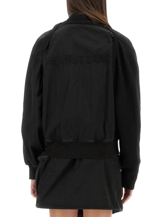 25SS 헬무트랭 봄버 자켓 P03HW102 001 BLACK - HELMUT LANG