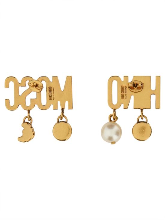 25SS 모스키노 이어링 91368408 1607 GOLD - MOSCHINO