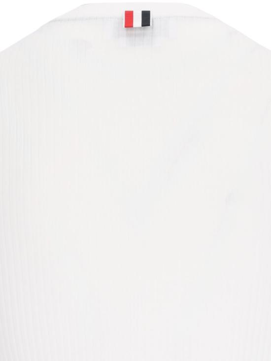  톰브라운 반팔 티셔츠 FJS143A J0066100 White - THOM BROWNE