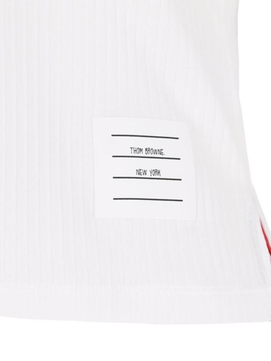  톰브라운 반팔 티셔츠 FJS143A J0066100 White - THOM BROWNE