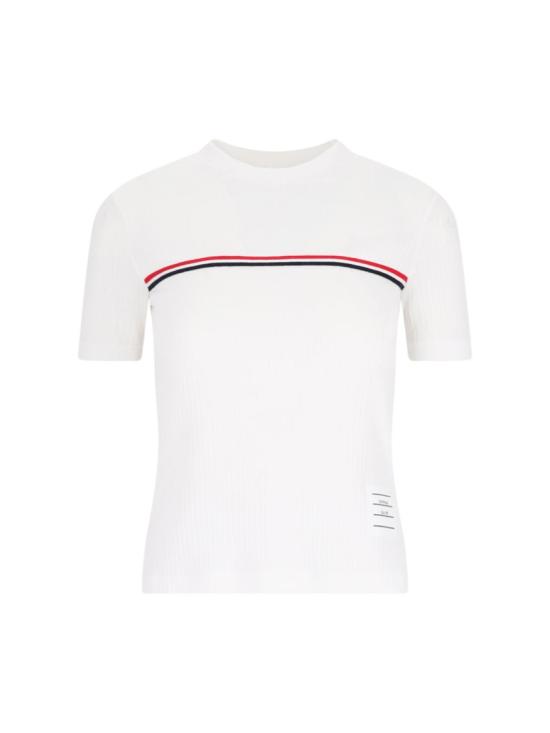  톰브라운 반팔 티셔츠 FJS143A J0066100 White