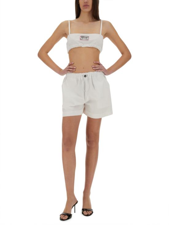 25SS 모스키노 민소매 티셔츠 08013224 0001 WHITE - MOSCHINO