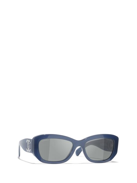 25FW 샤넬 선글라스 CH5493 1816S4 EXCLUSIVE MILKY BLUE - CHANEL