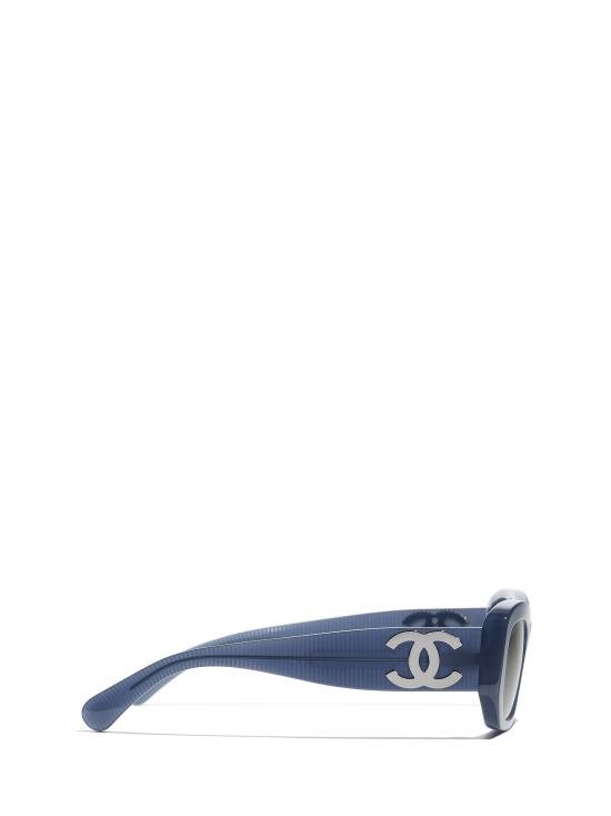 25FW 샤넬 선글라스 CH5493 1816S4 EXCLUSIVE MILKY BLUE - CHANEL