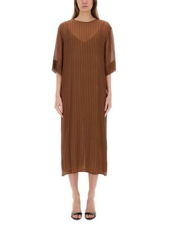 25SS 알리지 롱 원피스 205311 P5219CHOCO BROWN