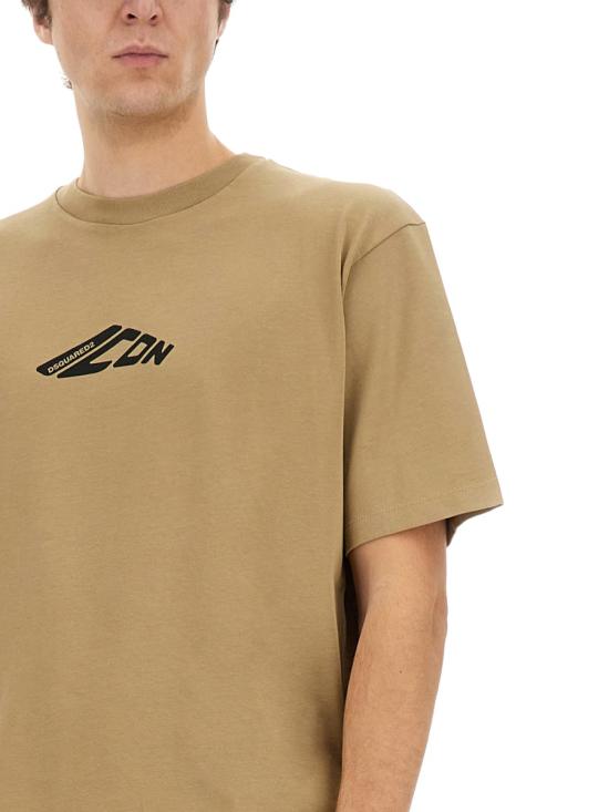 25SS 디스퀘어드2 반팔 티셔츠 S79GC0096 D20033114 BEIGE - DSQUARED2