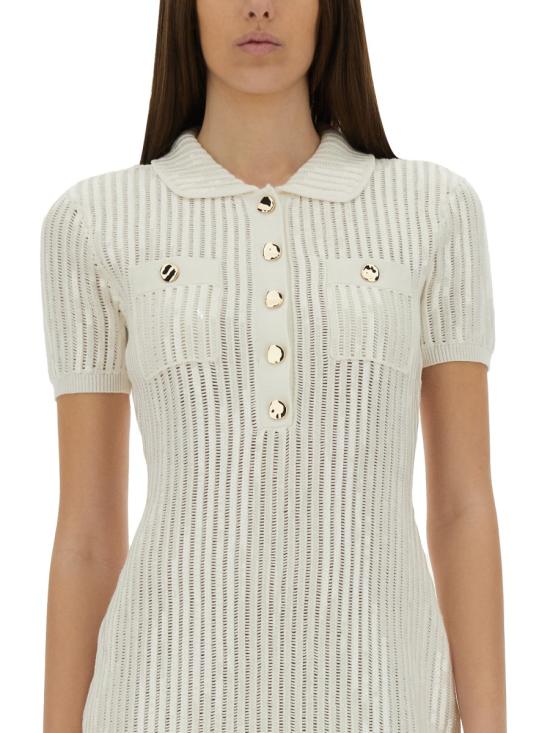 25SS 셀프 포트레이트 숏 원피스 SS25 126S W WHITE IVORY - SELF PORTRAIT