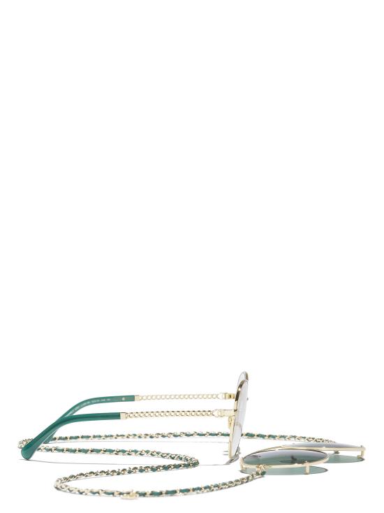 25FW 샤넬 선글라스 CH4291 C468SB PALE GOLD - CHANEL