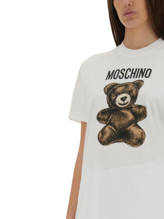 25SS 모스키노 탑 07090541 1001 WHITE - MOSCHINO