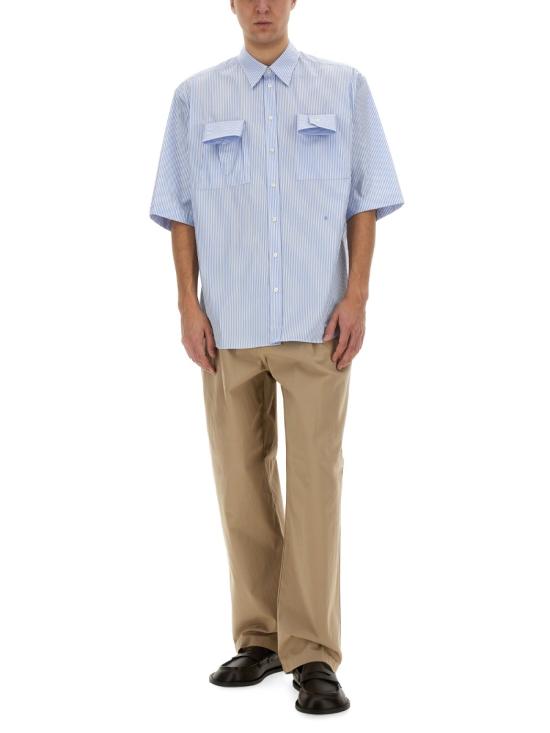 25SS 모스키노 긴팔 셔츠 02030232 2303 BABY BLUE - MOSCHINO