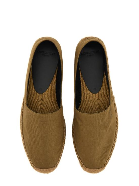 26FW 생로랑 코튼 캔버스 에스파드리유 818117 AADNX3302 BROWN - SAINT LAURENT