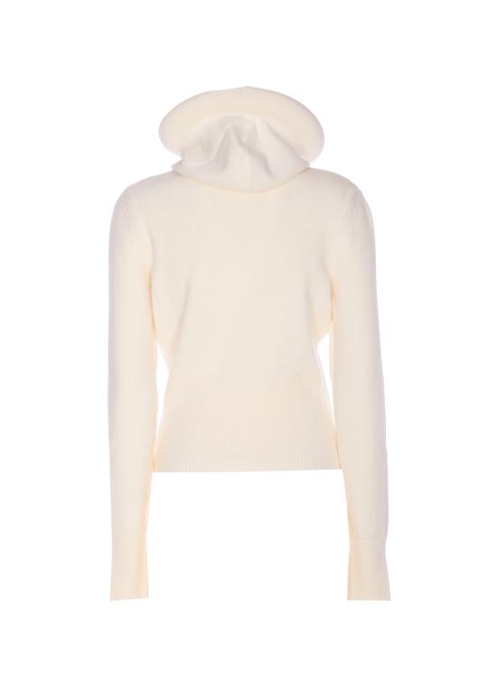 25FW 알라이아 터틀넥 AA9G0071K133B 000 White - ALAIA