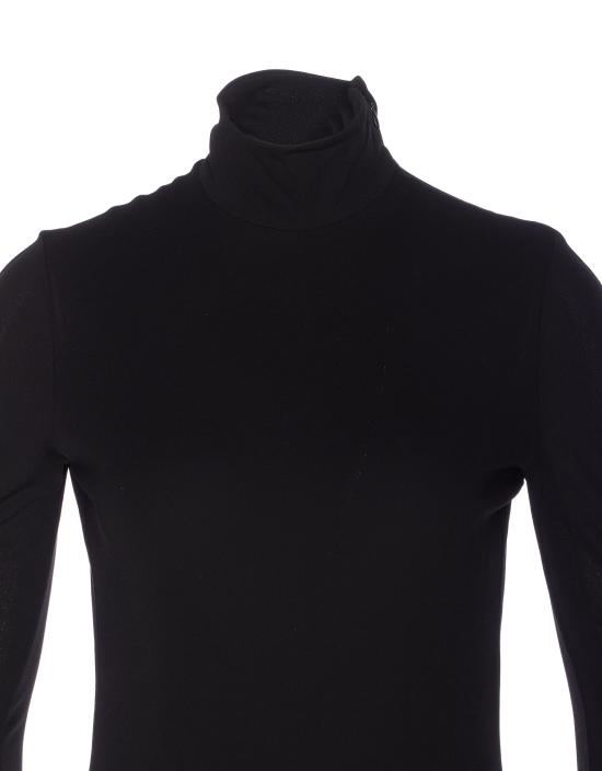 25FW 알라이아 바디수트 티셔츠 AA9B0400J070B 995 Black - ALAIA