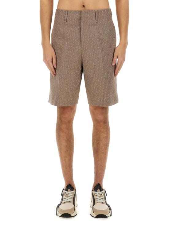 26SS 펜디 버뮤다 패브릭 쇼츠 FB1047 AU6PF1RXP BEIGE