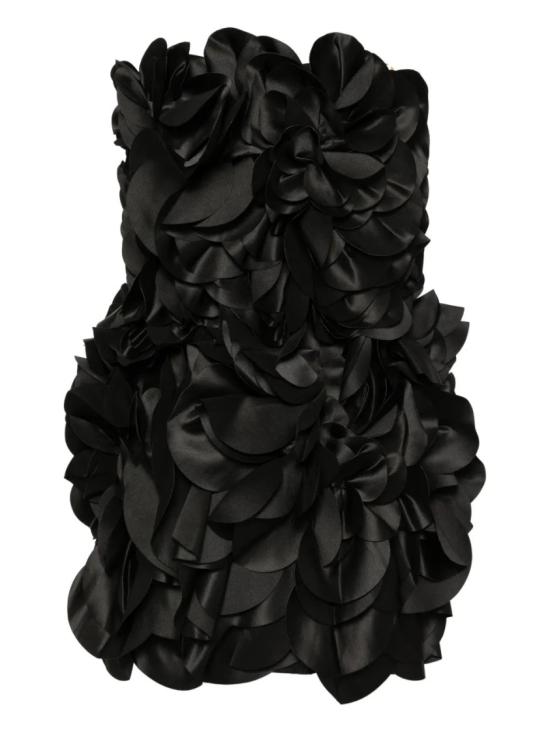  사이드 코베이시 숏 원피스 플로럴 미니 드레스