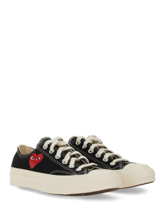 25FW 꼼데가르송 플레이 X 컨버스 스니커즈 AZ K128 001 1 BLACK - COMME DES GARCONS PLAY CONVERSE