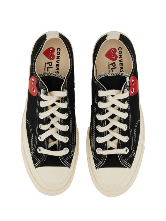 25FW 꼼데가르송 플레이 X 컨버스 스니커즈 AZ K128 001 1 BLACK - COMME DES GARCONS PLAY CONVERSE